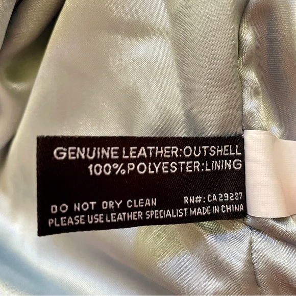 Leather Motorcycle Jacket - Picture 10 of 10